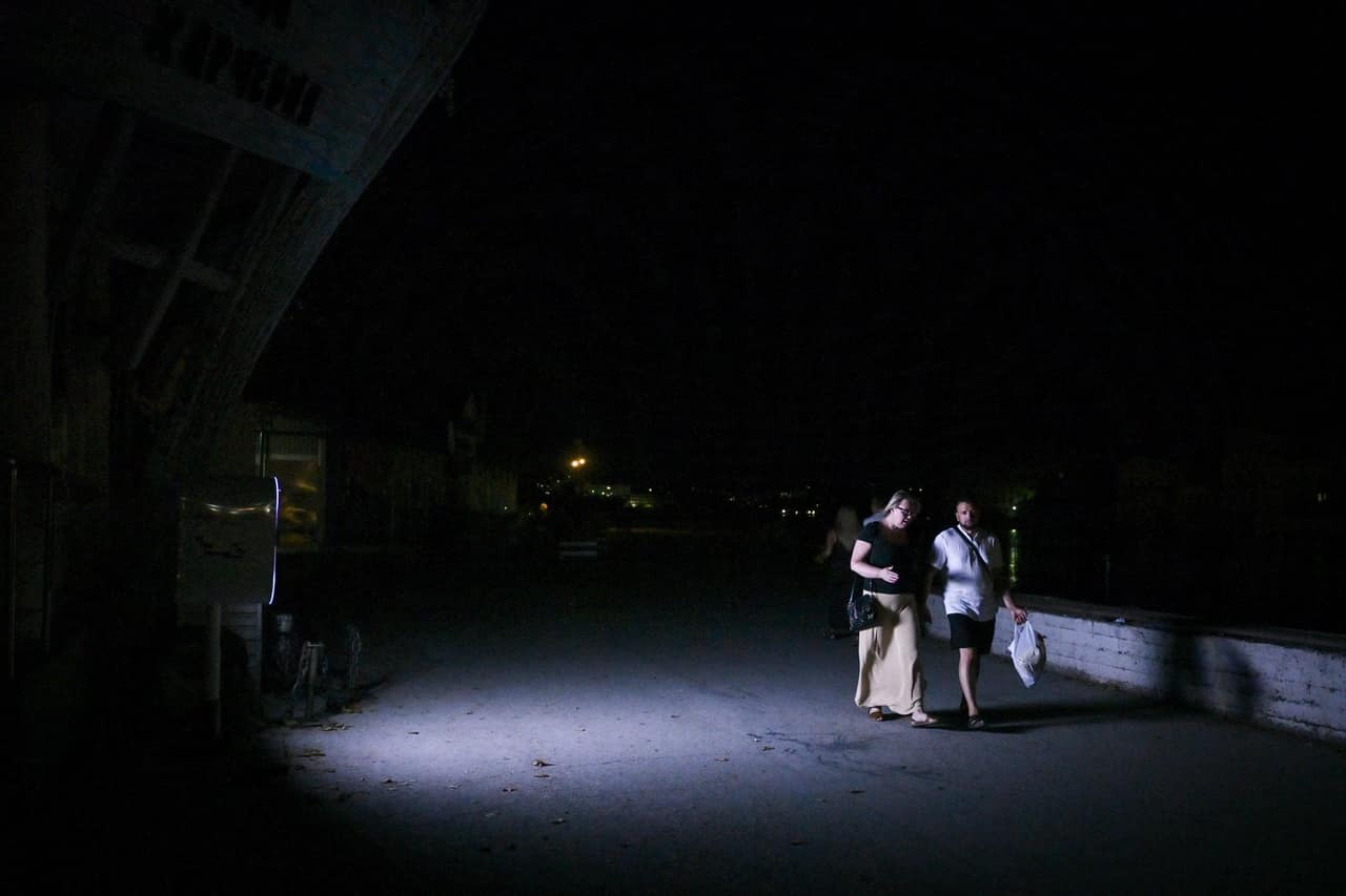 Mass blackouts hit occupied Crimea after attack on Russian substation
