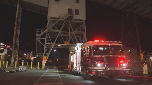 Fire damages Halifax Grain Elevator
