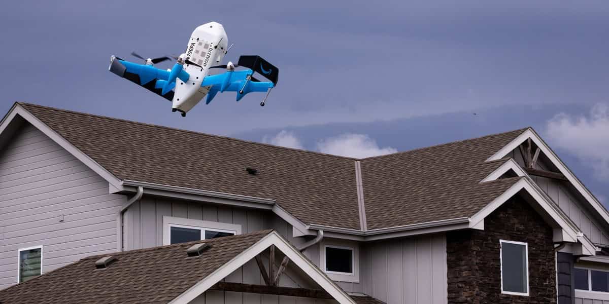 Amazon drone drops package into Texas woman's pool