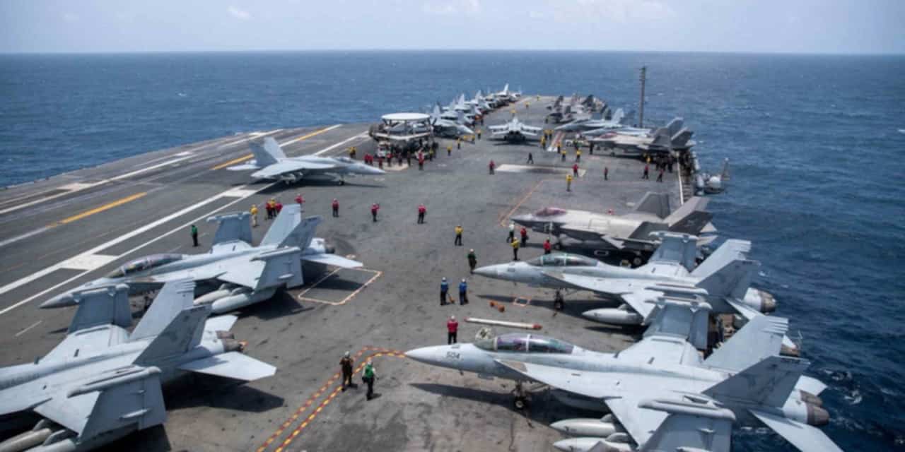 USS George Washington Arrives in Middle East, Relieving USS Abraham Lincoln