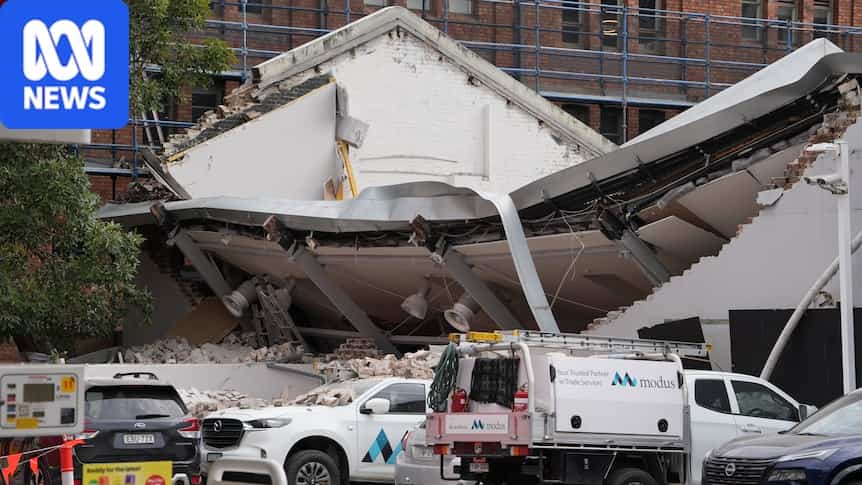 Two seriously injured in Sydney building collapse