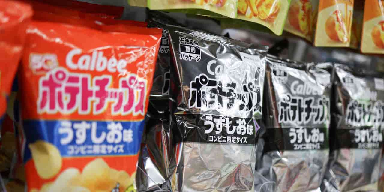 Calbee Reverts to Color Packaging After Black-and-White Bags Hurt Sales