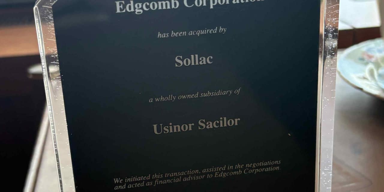 Schwarzman reflects on Edgcomb acquisition's impact