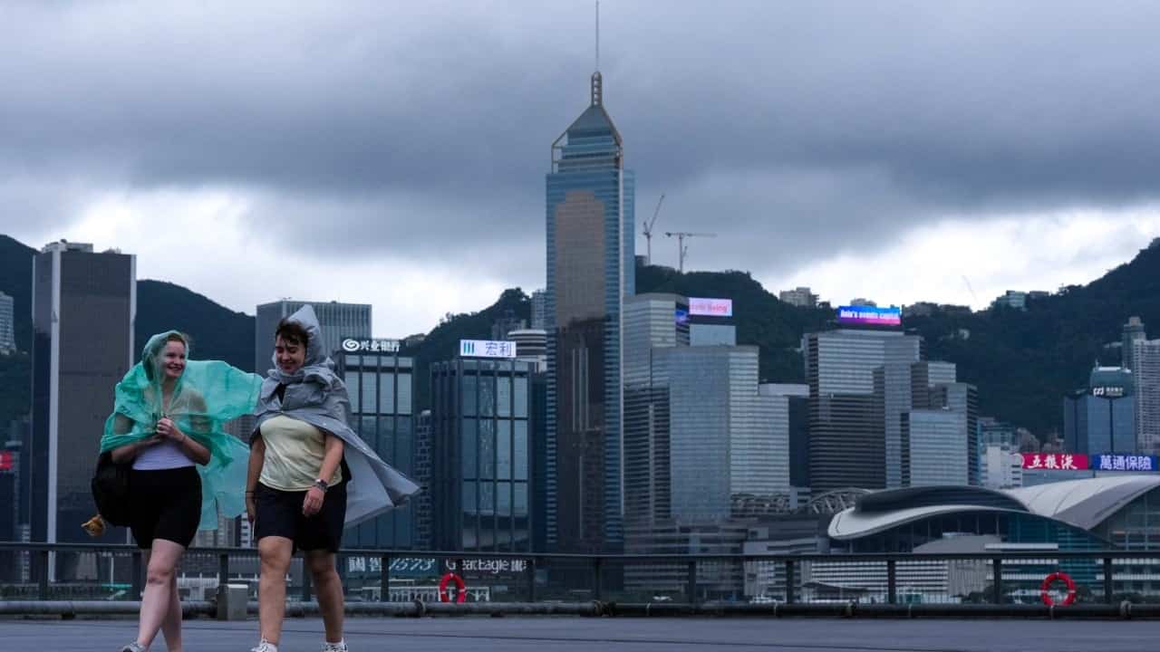 Hong Kong issues amber rainstorm warning