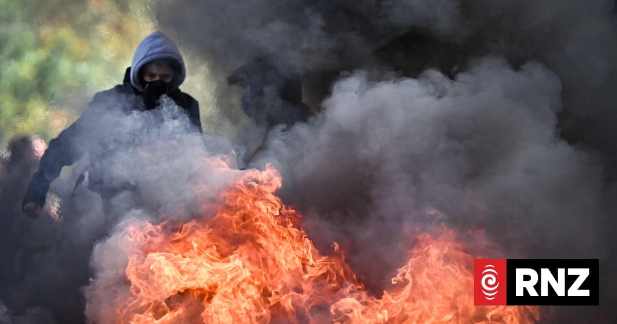 French teen loses hand in protest after picking up police stun grenade