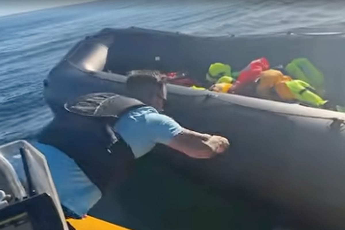 Anti-migrant activist Danny Tommo arrested after damaging Channel rescue boat