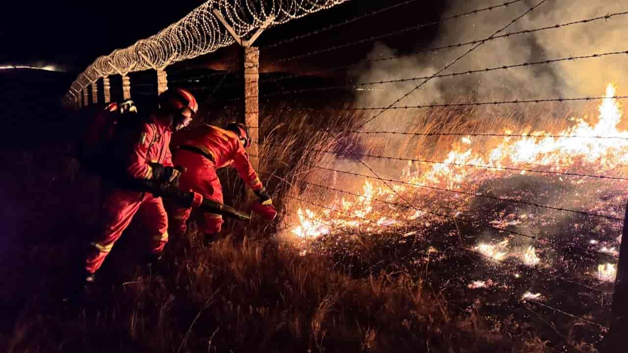Mongolia wildfire contained along China border after 7-day effort