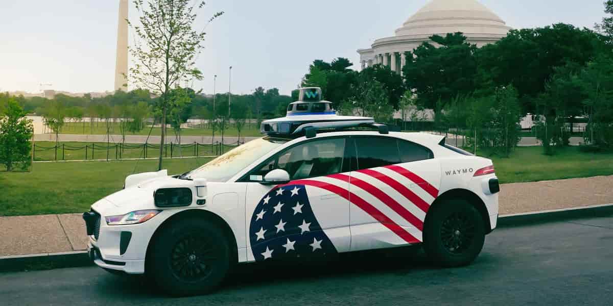 Waymo robotaxis feature Fourth of July-themed displays and wraps