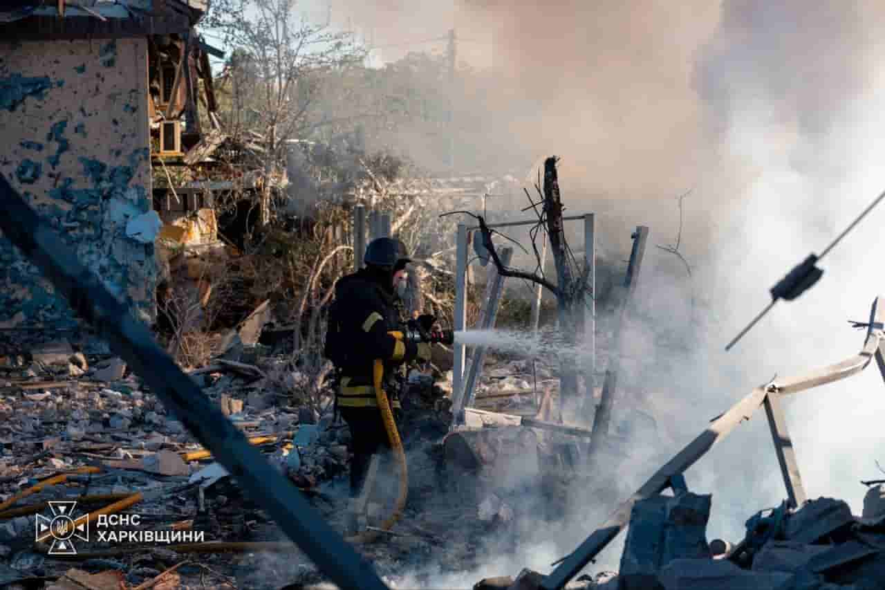 Russian glide bombs kill two, injure 36 in Kharkiv
