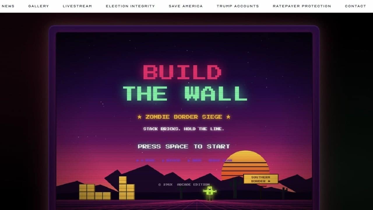 Tetris denies White House permission for 'Build the Wall' game