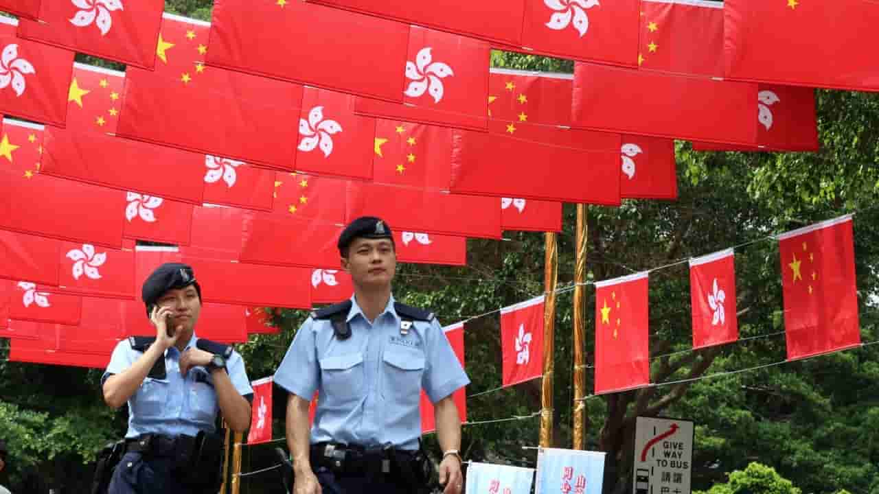 Hong Kong police arrest two over alleged seditious social media posts