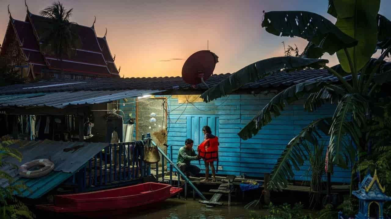 Thai villages flooded to protect Bangkok as climate change worsens deluge