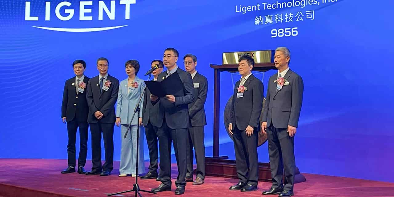 Ligent Technologies jumps 19% in Hong Kong debut amid AI demand