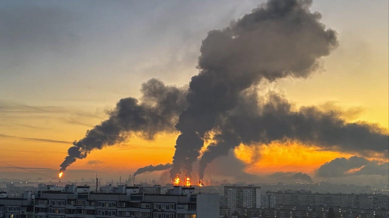Russia vows revenge after Ukraine drone attacks hit Moscow refinery during election