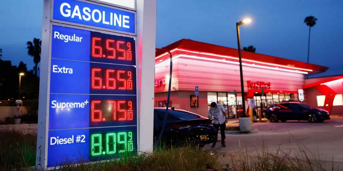 Oil prices slide from $100 peak as Middle East tensions ease slightly