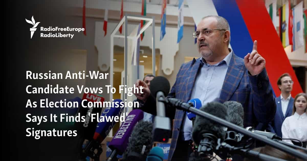 Russian anti-war party banned from election