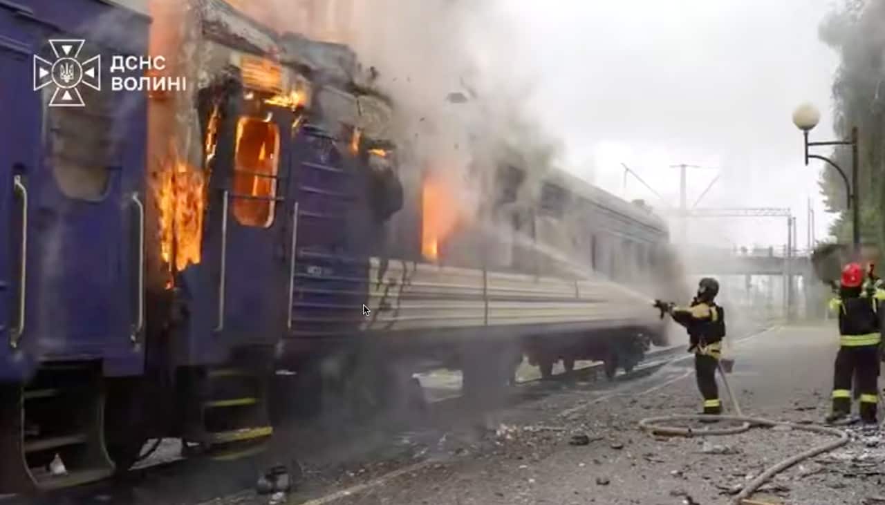 Russian drones strike western Ukraine, injuring five in Volyn