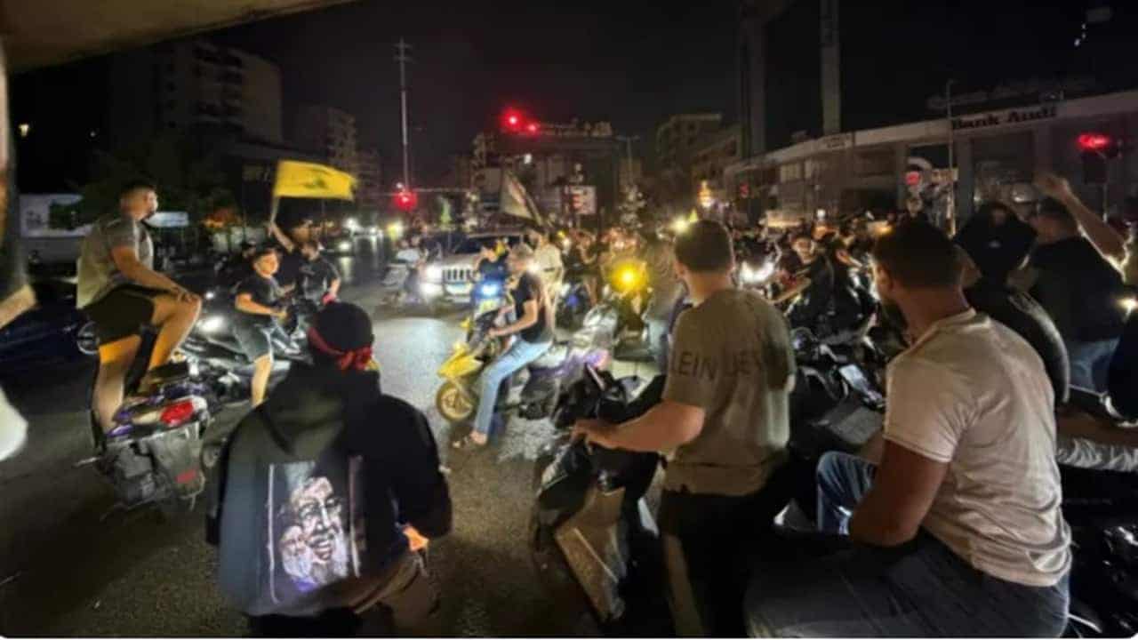 Hezbollah supporters protest Israel-Lebanon agreement in Beirut
