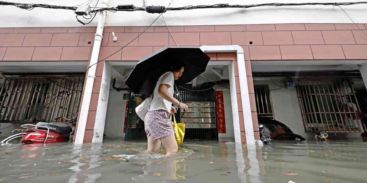 Typhoon Dolphin makes landfall in eastern China, causing widespread disruption
