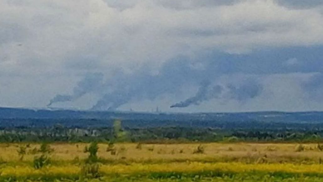 Drones reportedly spark fires at major Russian oil refinery in Ufa
