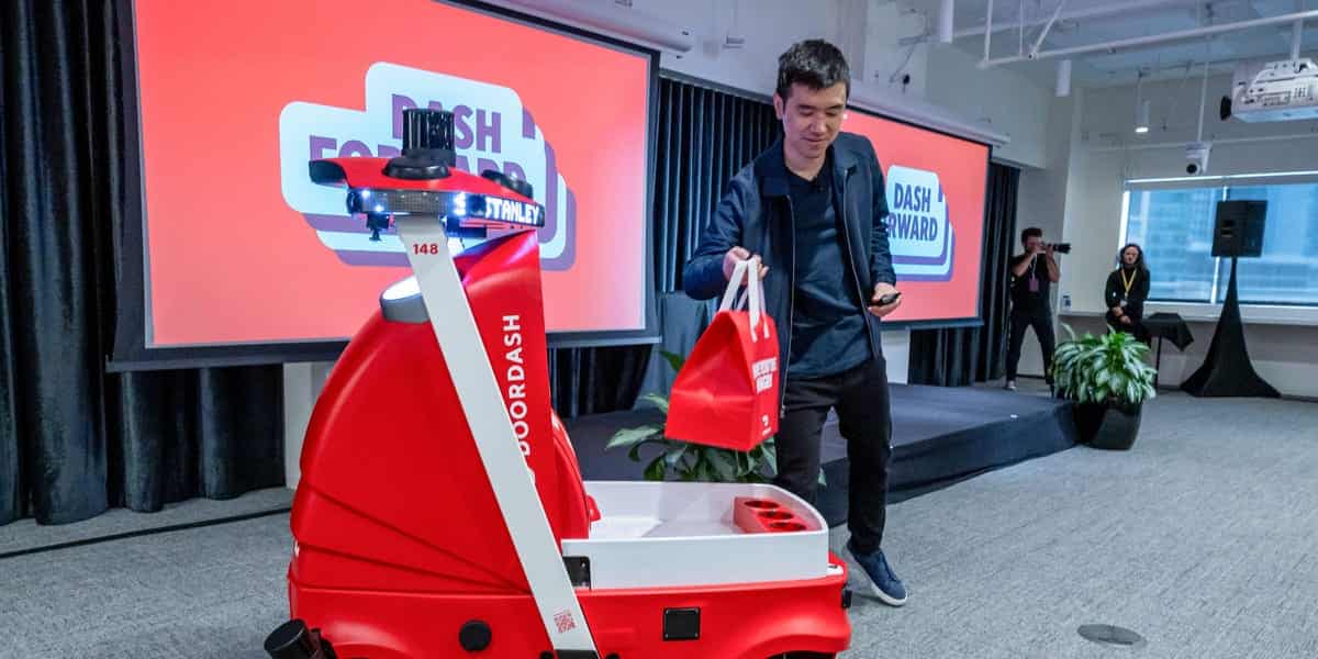 DoorDash pays workers to load delivery robots, highlighting automation limits