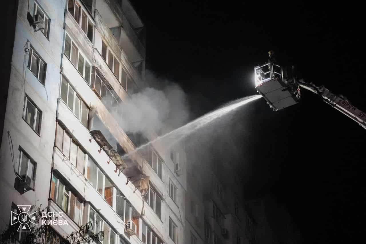 Russia hits Kyiv apartment building, injuring four after deadly nationwide strikes