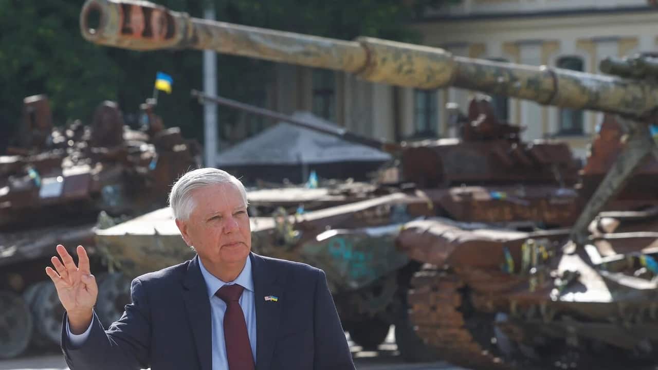 New footage shows Senator Graham offering military support for Israel's war on Lebanon