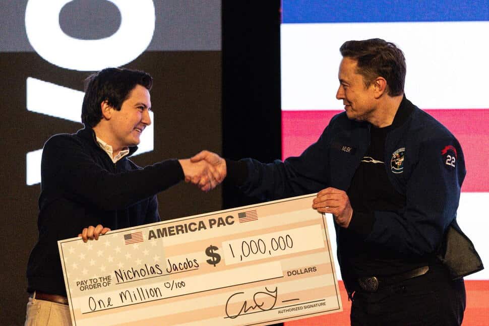 Musk won't face election bribery charges in Wisconsin