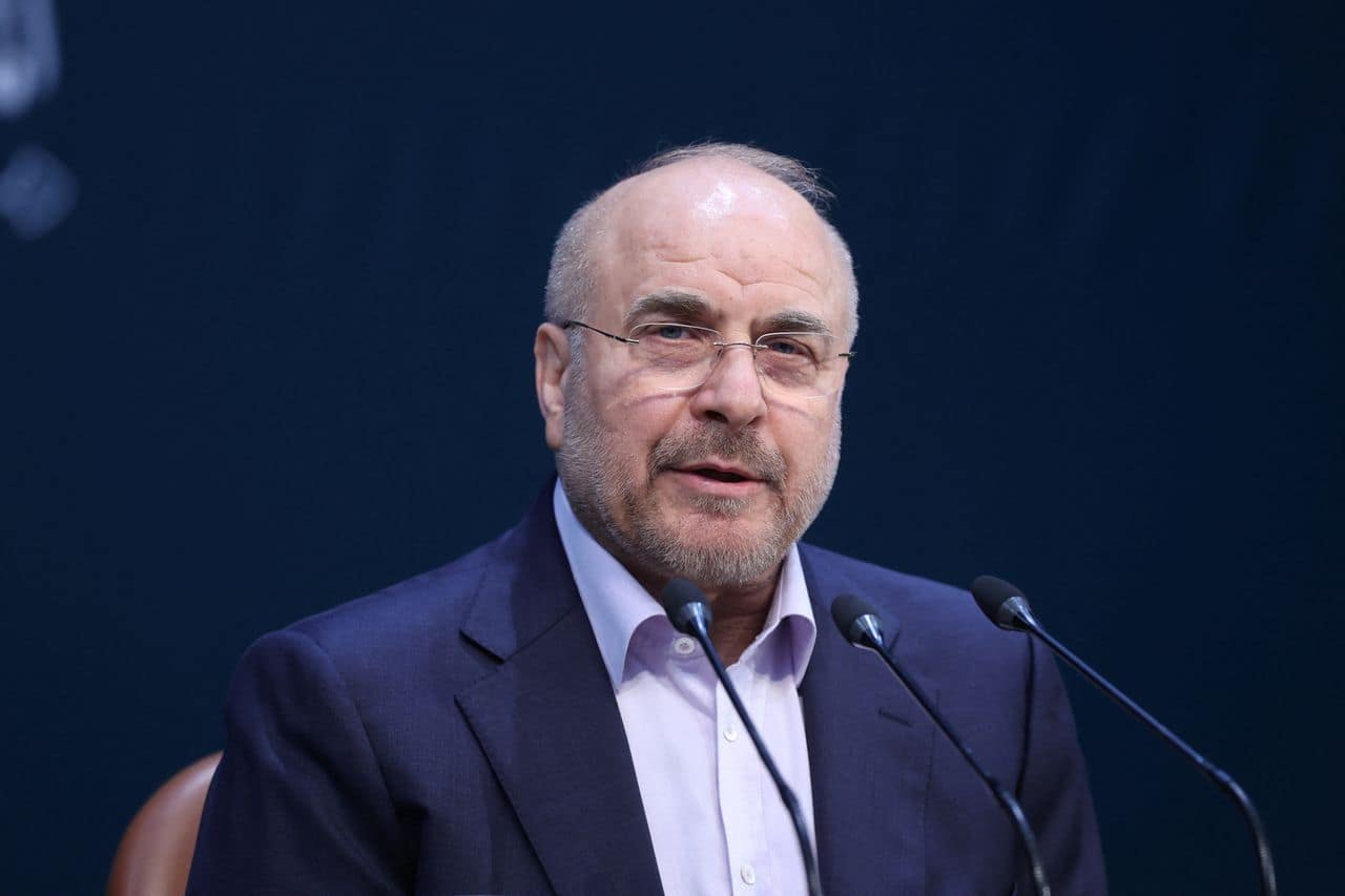 Iran Parliament Speaker Ghalibaf Criticizes US and Israeli Actions
