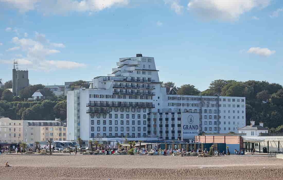 Two arrested over Folkestone hotel fire
