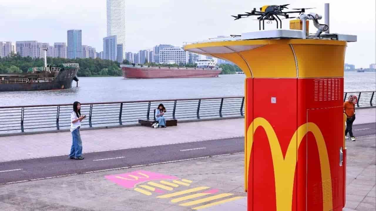 McDonald's and Meituan launch drone delivery service in Shanghai