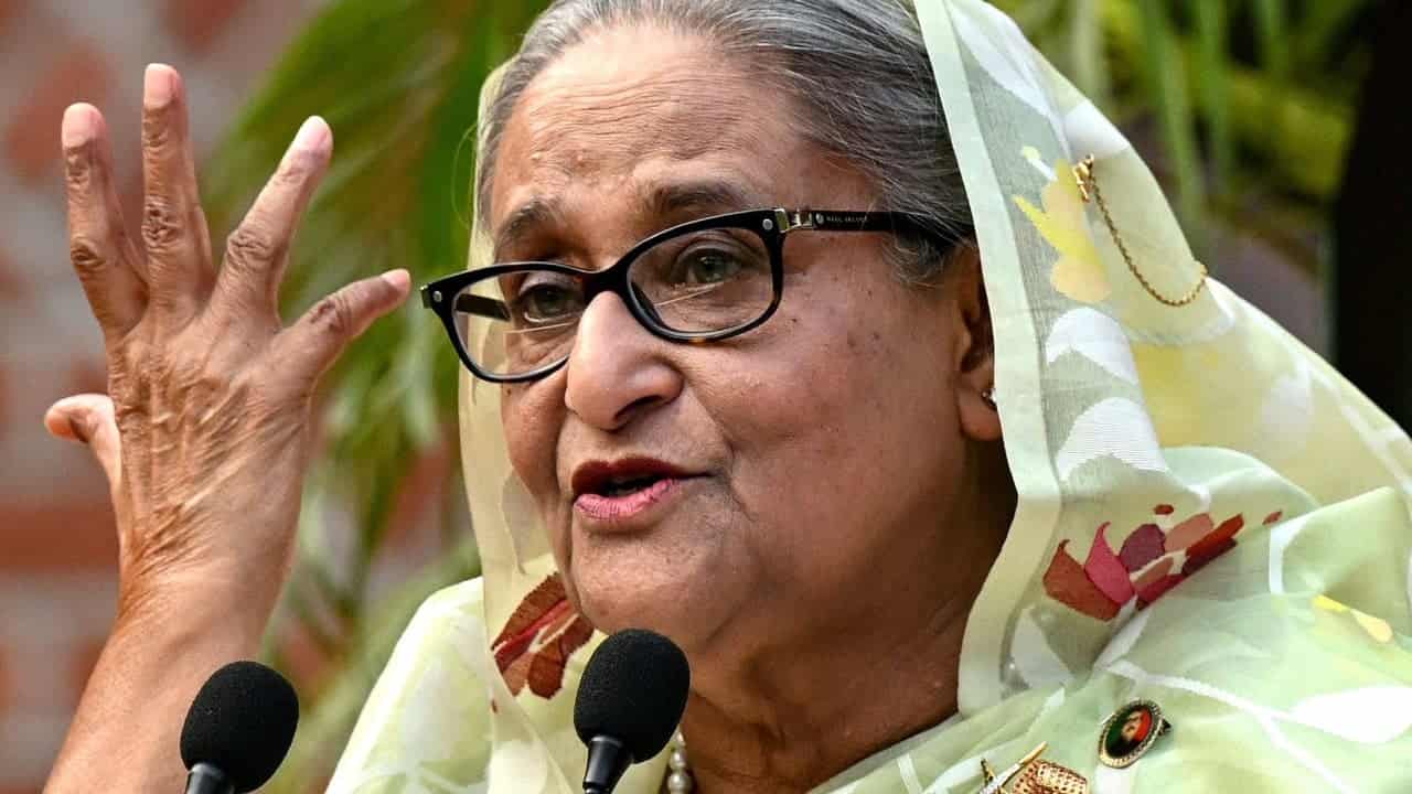 Bangladesh's Sheikh Hasina vows to return despite fears for her safety