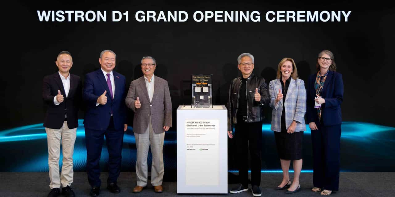 Nvidia, Wistron Open Texas AI Server Plant