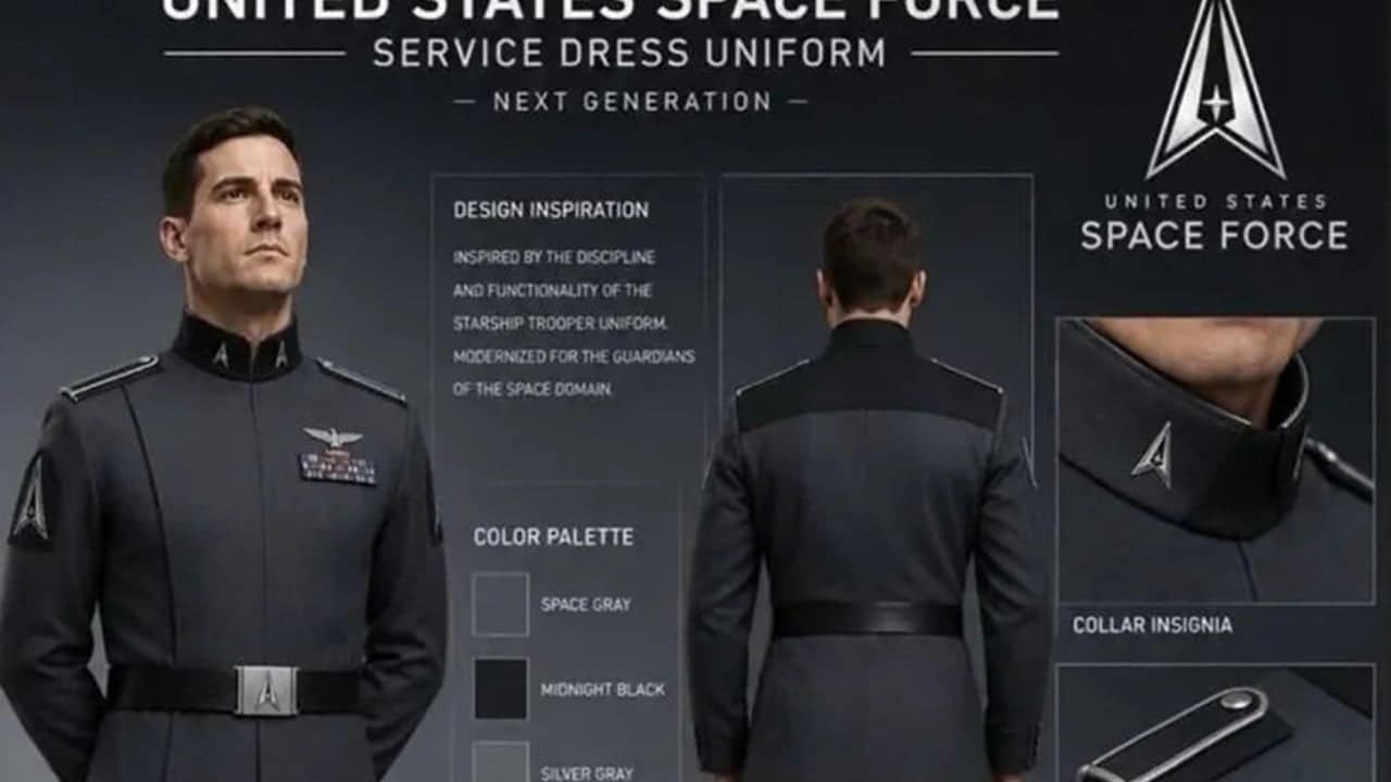 Trump shares Space Force uniform designs inspired by 'Starship Troopers'