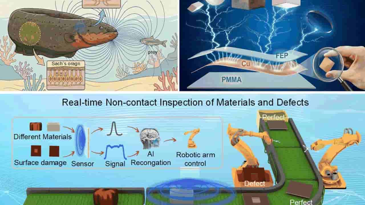 China develops 'electric eel' sensor for robots to feel objects without touch