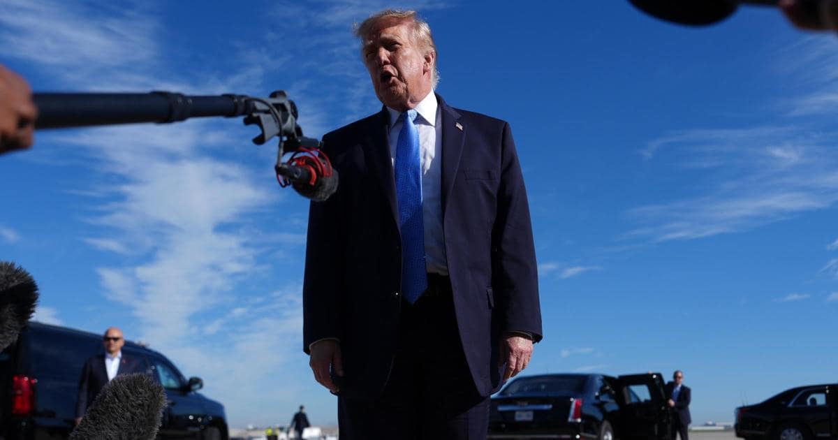Trump says US and UK investigated terror suspects near RAF Fairford
