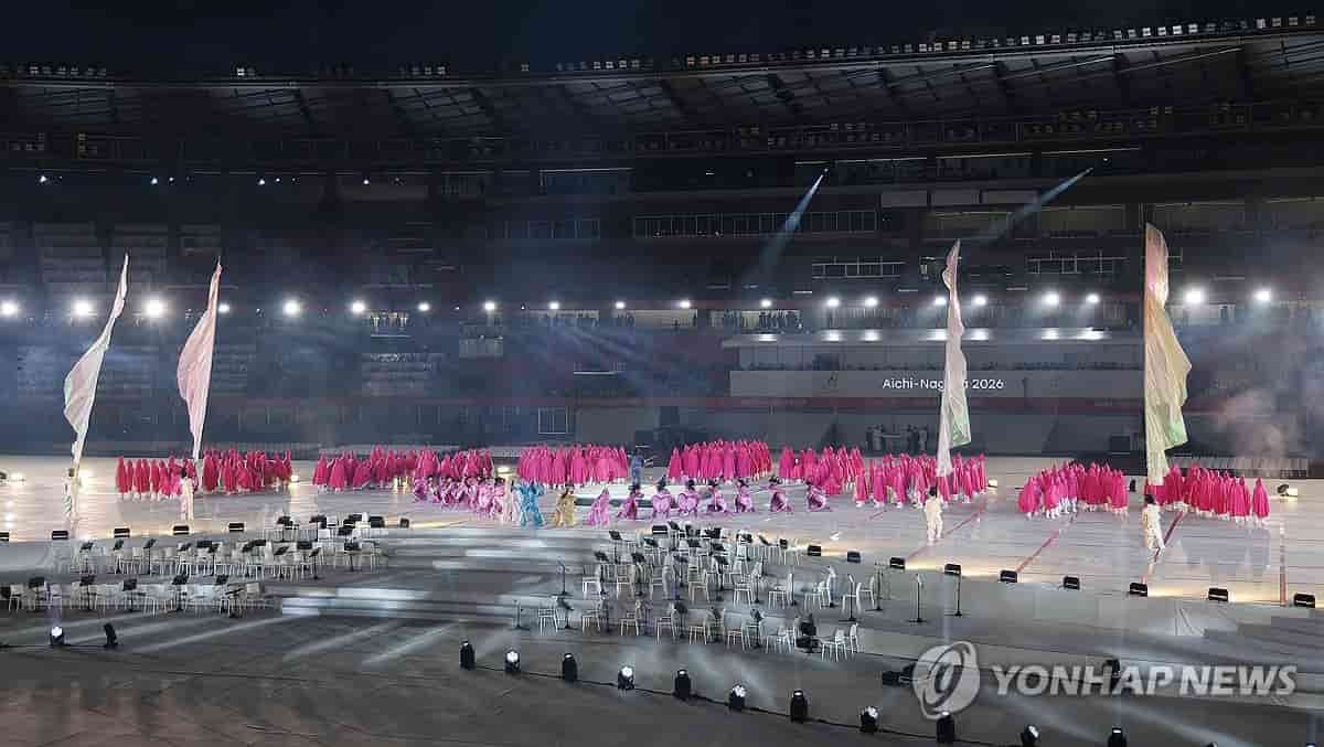 Asian Games open in Japan with 45 nations competing