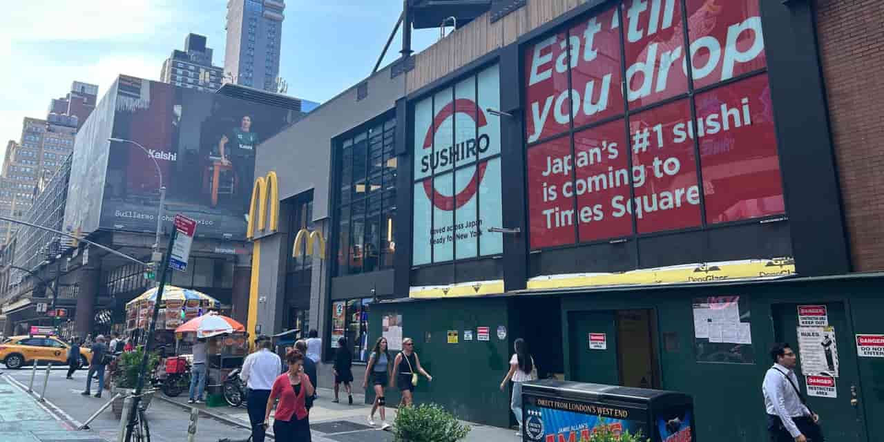 Sushiro to Open First U.S. Restaurant in NYC's Times Square