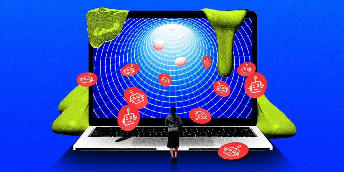 Author investigates AI-generated content's impact on online discourse