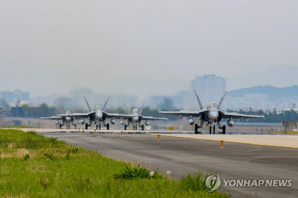 South Korea, U.S. begin combined air drills