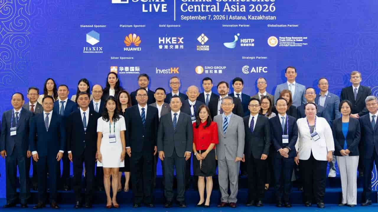 Hong Kong leader touts city as Central Asia growth partner