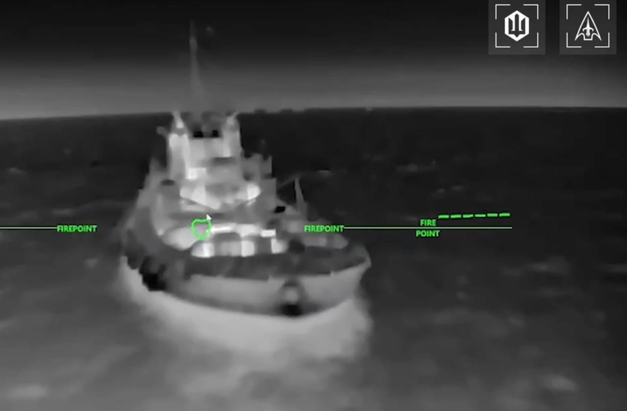 Ukraine claims drone strikes hit 20 Russian vessels in Black Sea