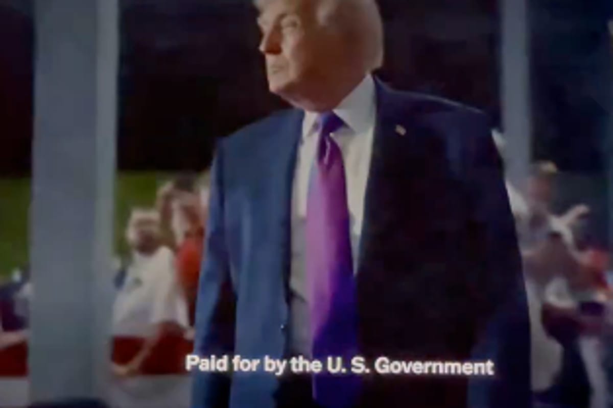 Trump administration airs pro-Trump TV ad