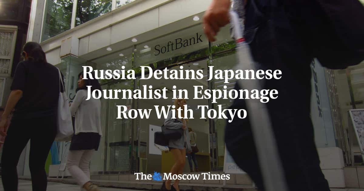 Russia detains Japanese journalist on spying suspicion