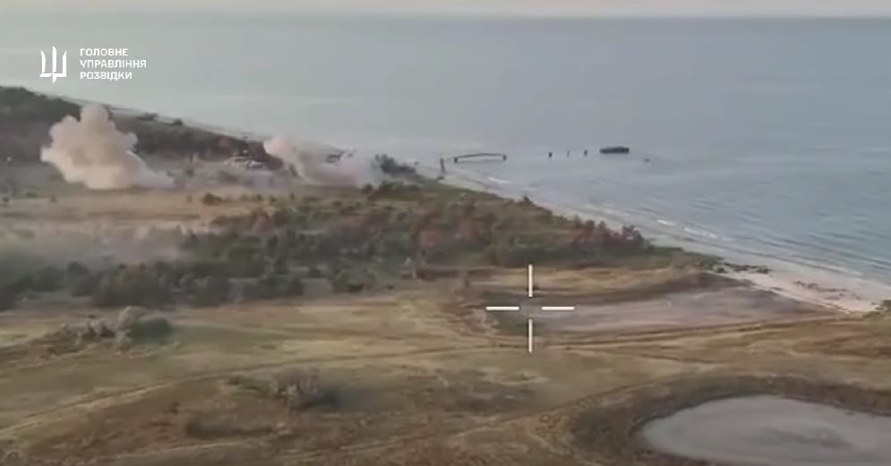 Ukraine raises flag on Kinburn Spit amid ongoing fighting