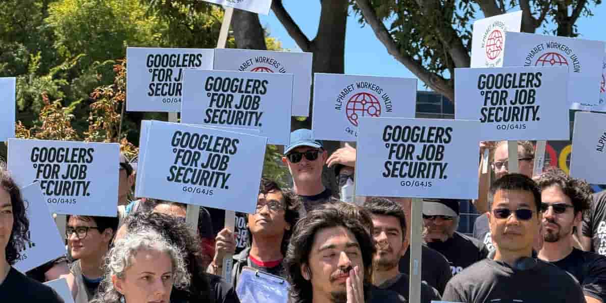 Google employees protest job security, demand voluntary exits