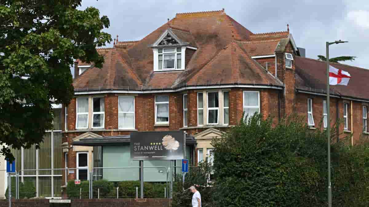 Man arrested after stabbing at hotel housing asylum seekers