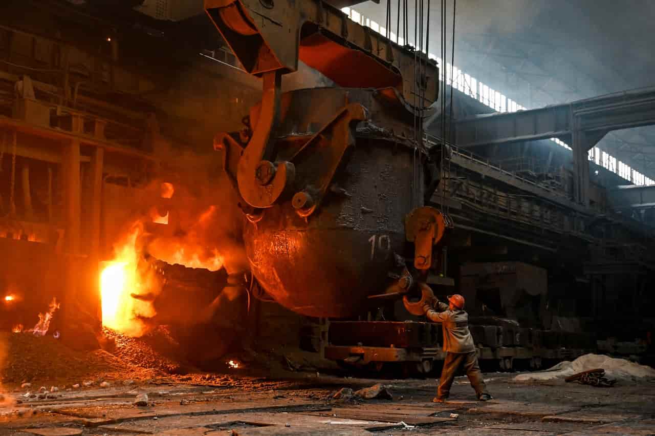 Russia strikes Ukrainian steel plant for fourth time in a month, injuring one worker