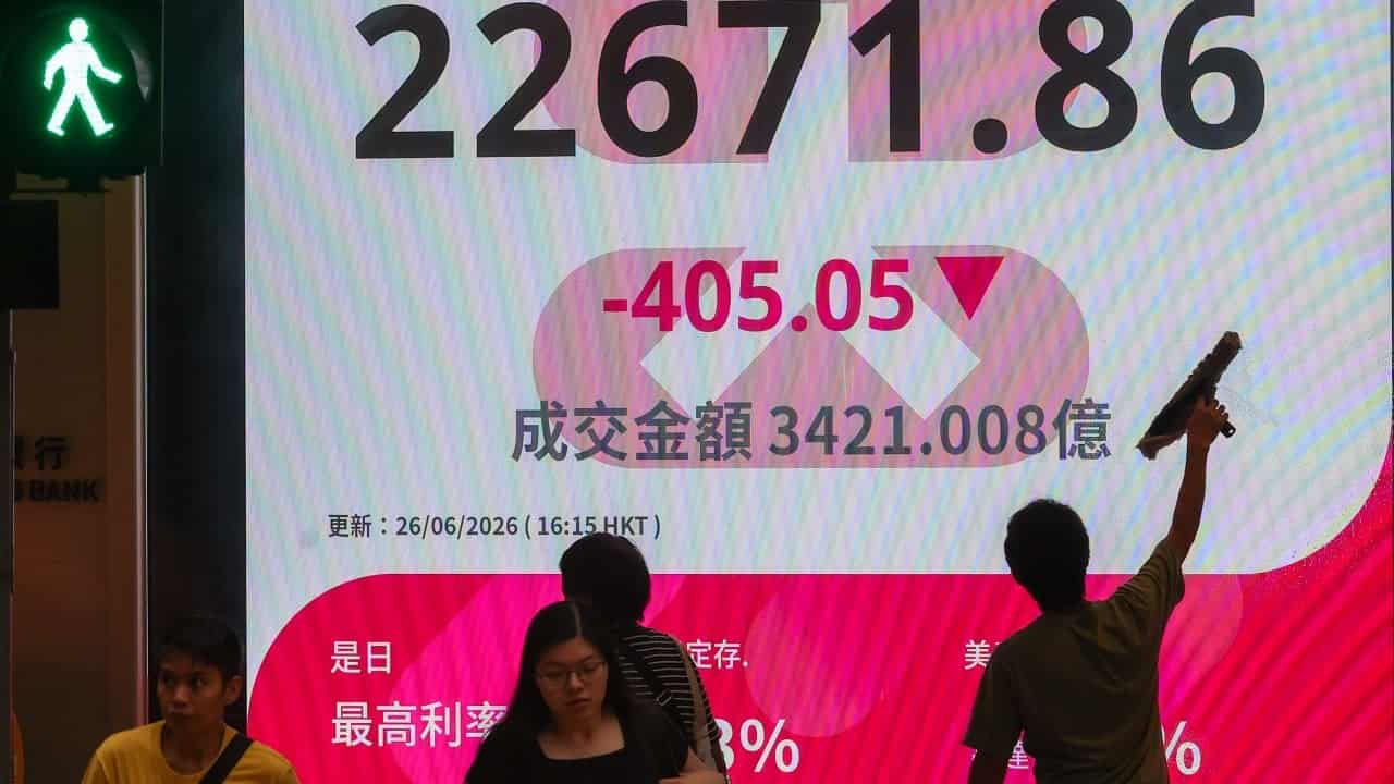 Hong Kong stocks lead global markets lower