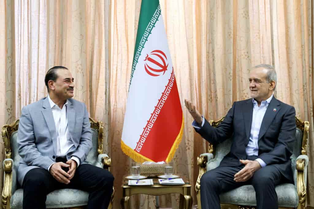 Trump says Iran talks happening ‘right now’